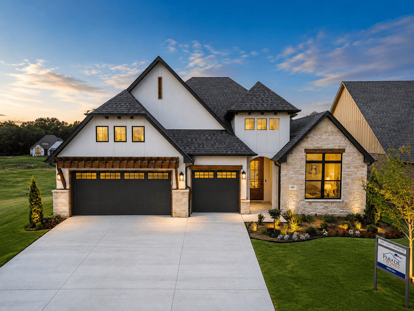 Butler Homes custom home exterior